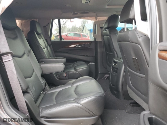 2017 Cadillac Escalade Premium Luxury with VIN 1GYS4CKJ0HR349052, listed as a Copart auction lot 42430434 with 44,598 mi miles and Salvage Title. Bid and sale history available at carsss.com. Image 12.