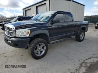 2007 Dodge 1500 SLT with VIN 1D7HU18277J539115, listed as a Copart auction lot 45582815 with 231,626 mi miles and Salvage Title. Bid and sale history available at DreamBid. Image 1.