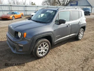 2022 Jeep Renegade Latitude with VIN ZACNJDB15NPN63267, listed as a Copart auction lot 53839035 with 43,141 mi miles and Salvage title. Bid and sale history available at DreamBid. Image 1.