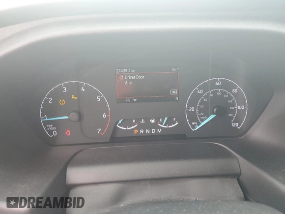 2020 Ford Transit with VIN 1FTRS4UG5LKB62120, listed as a Copart auction lot 42505275 with 27,498 mi miles and Non Repairable. Bid and sale history available at DreamBid. Image 9.