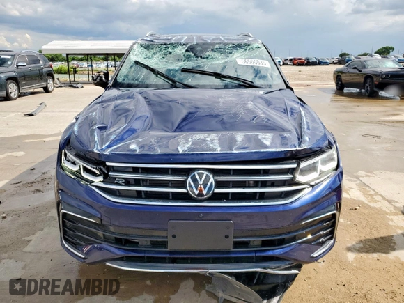 2024 Volkswagen Tiguan SEL R-Line с VIN 3VV4B7AX8RM058000, выставлен на аукционе Copart как лот 56500035 с пробегом 8 572 миль миль и Списание • Salvage title. История ставок и продаж доступна на DreamBid. Изображение 5.