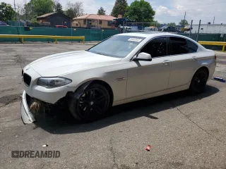 2013 BMW 5 Series 550i xDrive with VIN WBAFU9C57DDY70818, listed as a Copart auction lot 59443345 with 81,367 mi miles and Salvage title. Bid and sale history available at DreamBid. Image 1.