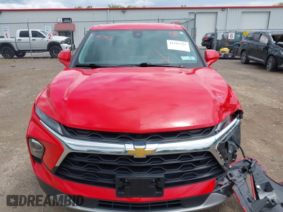 2023 Chevrolet Blazer LT with VIN 3GNKBHR43PS171195, listed as a IAAI auction lot 42547323 with 29,525 mi miles and . Bid and sale history available at DreamBid. Image 12.