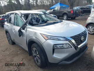 2023 Nissan Rogue SV with VIN JN8BT3BBXPW493505, listed as a IAAI auction lot 41982100 with 9,396 mi miles. Bid and sale history available at carsss.com. Image 1.