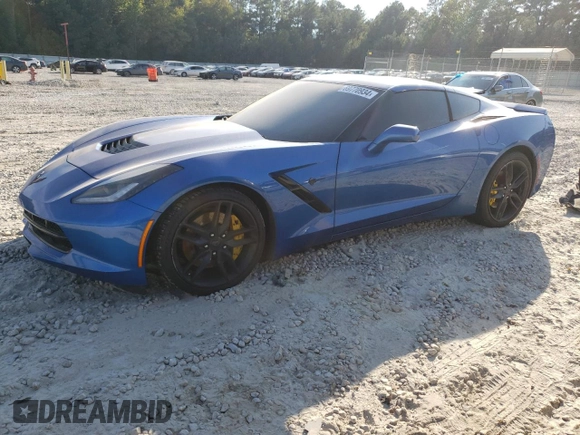 2016 Chevrolet Corvette Z51 1LT with VIN 1G1YH2D72G5104736, listed as a Copart auction lot 69770934 with 68,667 mi miles and Salvage Title. Bid and sale history available at carsss.com. Image 1.