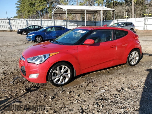 2017 Hyundai Veloster with VIN KMHTC6AD2HU322311, listed as a Copart auction lot 86637864 with 127,604 mi miles and Salvage Title. Bid and sale history available at carsss.com. Image 1.