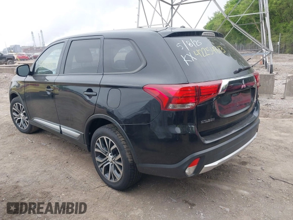 2016 Mitsubishi Outlander SE with VIN JA4AZ3A39GZ011728, listed as a IAAI auction lot 42254813 with 158,875 mi miles and . Bid and sale history available at DreamBid. Image 3.