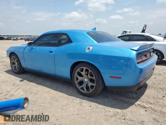 2015 Dodge Challenger SXT Plus with VIN 2C3CDZBG7FH877979, listed as a Copart auction lot 56392215 with 125,681 mi miles and Salvage title. Bid and sale history available at DreamBid. Image 2.