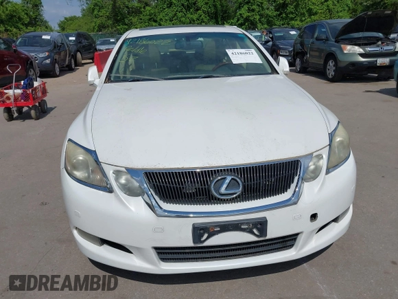 2008 Lexus GS with VIN JTHCE96S980016221, listed as a IAAI auction lot 42186022 with 208,878 mi miles. Bid and sale history available at carsss.com. Image 6.