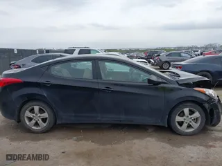 2013 Hyundai Elantra GLS PZEV with VIN KMHDH4AE0DU949943, listed as a IAAI auction lot 41936762 with 79,401 mi miles. Bid and sale history available at carsss.com. Image 13.