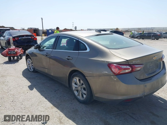 2020 Chevrolet Malibu LT with VIN 1G1ZD5STXLF093829, listed as a IAAI auction lot 41823891 with 105,183 mi miles and . Bid and sale history available at DreamBid. Image 3.