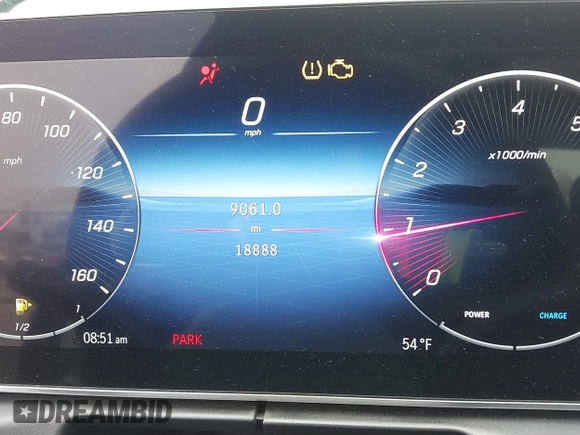 2023 Mercedes-Benz C 300 with VIN W1KAF4GB0PR077562, listed as a IAAI auction lot 41668553 with 18,888 mi miles and . Bid and sale history available at DreamBid. Image 7.