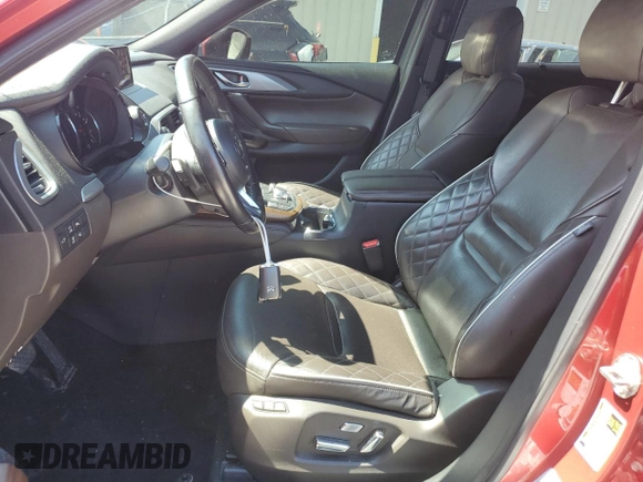 2021 Mazda CX-9 Signature with VIN JM3TCBEY6M0508470, listed as a Copart auction lot 58946505 with 36,130 mi miles and Salvage title. Bid and sale history available at DreamBid. Image 7.