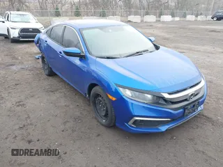 2019 Honda Civic Sedan LX with VIN 19XFC2F64KE029682, listed as a IAAI auction lot 41806403 with 110,611 mi miles. Bid and sale history available at carsss.com. Image 1.