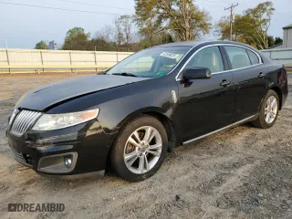 2009 Lincoln MKS with VIN 1LNHM93RX9G603866, listed as a Copart auction lot 52599825 with 121,055 mi miles and Salvage Title. Bid and sale history available at carsss.com. Image 1.