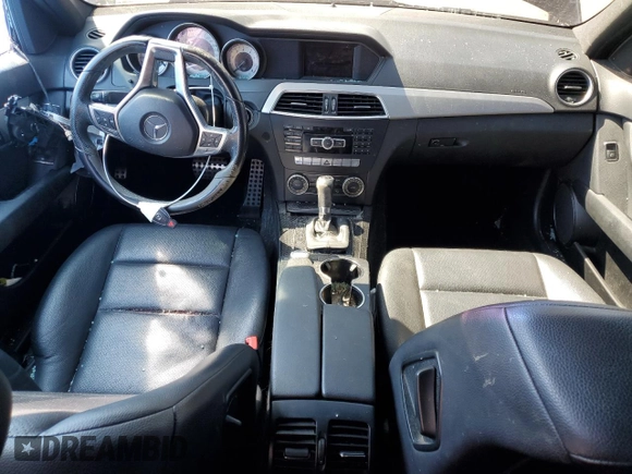2013 Mercedes-Benz C 300 Sport with VIN WDDGF8AB7DR248667, listed as a Copart auction lot 53837375 with 53,973 mi miles and Salvage Title. Bid and sale history available at DreamBid. Image 8.