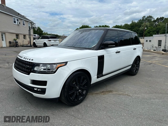 2017 Land Rover Range Rover with VIN SALGS5FEXHA361002, listed as a Copart auction lot 64232695 with 88,726 mi miles and Clean title. Bid and sale history available at DreamBid. Image 1.
