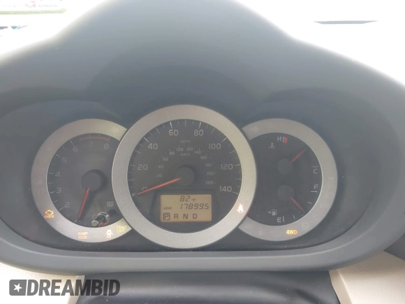 2012 Toyota RAV4 with VIN 2T3BF4DV8CW186388, listed as a IAAI auction lot 42763707 with 178,995 mi miles and . Bid and sale history available at DreamBid. Image 7.