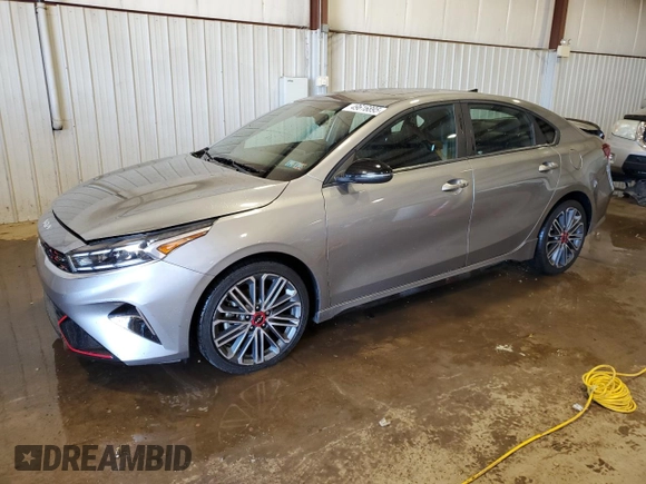 2022 Kia Forte GT with VIN 3KPF44AC7NE474024, listed as a Copart auction lot 49616895 with 53,565 mi miles and Salvage Title. Bid and sale history available at carsss.com. Image 1.