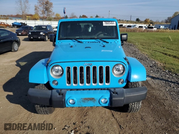 2018 Jeep Wrangler JK Unlimited Sahara with VIN 1C4BJWEG6JL821389, listed as a Copart auction lot 78605464 with 101,904 mi miles and Salvage Title. Bid and sale history available at carsss.com. Image 5.