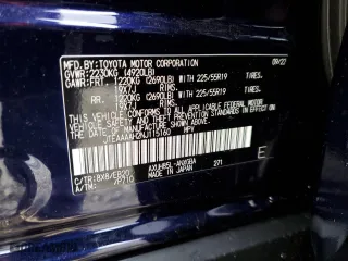 2022 Toyota Venza LE with VIN JTEAAAAH2NJ115160, listed as a Copart auction lot 70793492 with 620 mi miles. Bid and sale history available at carsss.com. Image 14.