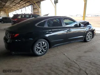 2020 Hyundai Sonata SEL with VIN 5NPEL4JA0LH028884, listed as a Copart auction lot 44042285 with 44,356 mi miles and Salvage Title. Bid and sale history available at carsss.com. Image 3.