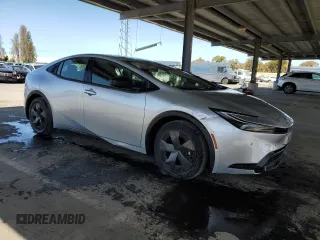 2024 Toyota Prius LE with VIN JTDACAAU0R3022627, listed as a Copart auction lot 52448545 with 24,546 mi miles and Salvage Title. Bid and sale history available at carsss.com. Image 4.