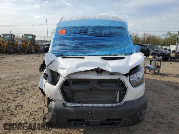 2023 Ford Transit Cargo with VIN 1FTBR1C86PKA83003, listed as a Copart auction lot 51015344 with Not Provided miles and Salvage Title. Bid and sale history available at DreamBid. Image 5.