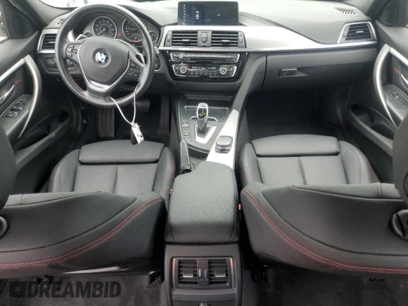 2018 BMW 3 Series 330i xDrive with VIN WBA8D9G50JNU66803, listed as a Copart auction lot 57295225 with 38,967 mi miles and Salvage title. Bid and sale history available at DreamBid. Image 8.