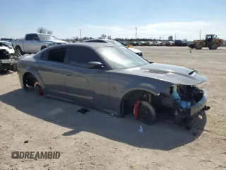 2023 Dodge Charger SRT Hellcat Redeye Widebody with VIN 2C3CDXL9XPH557898, listed as a Copart auction lot 47227935 with Not Provided miles and Salvage Title. Bid and sale history available at carsss.com. Image 4.