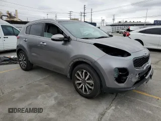 2017 Kia Sportage EX with VIN KNDPN3AC1H7160580, listed as a Copart auction lot 55949545 with 98,870 mi miles and Salvage title. Bid and sale history available at DreamBid. Image 4.