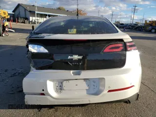 2012 Chevrolet Volt with VIN 1G1RD6E44CU106371, listed as a Copart auction lot 80160984 with Not Provided miles and Salvage Title. Bid and sale history available at carsss.com. Image 6.