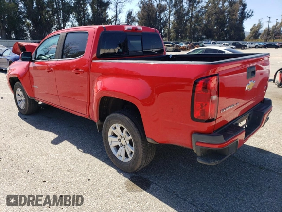 2020 Chevrolet Colorado 2WD LT with VIN 1GCGSCEN5L1213667, listed as a Copart auction lot 50034075 with 44,840 mi miles and Salvage Title. Bid and sale history available at carsss.com. Image 2.