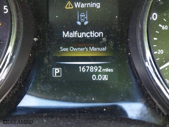 2015 Nissan Rogue SV with VIN 5N1AT2MV1FC916265, listed as a IAAI auction lot 41308687 with 167892 miles. Bid and sale history available at carsss.com. Image 7.