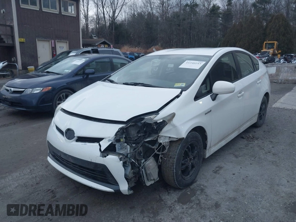 2013 Toyota Prius One with VIN JTDKN3DU9D5597277, listed as a IAAI auction lot 41240243 with 204,658 mi miles and . Bid and sale history available at carsss.com. Image 6.