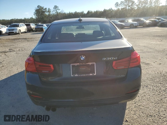 2017 BMW 3 Series 330e iPerformance with VIN WBA8E1C59HK895180, listed as a Copart auction lot 88292275 with 111,313 mi miles and Salvage Title. Bid and sale history available at carsss.com. Image 6.