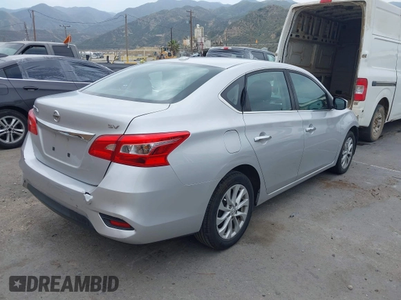 2019 Nissan Sentra SV with VIN 3N1AB7AP7KL618363, listed as a IAAI auction lot 42094721 with 80,460 mi miles and . Bid and sale history available at DreamBid. Image 4.
