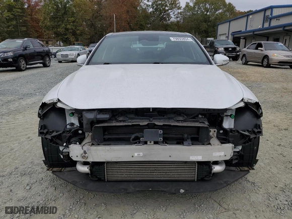 2022 Genesis G70 2.0T with VIN KMTG34TA7NU098009, listed as a Copart auction lot 79893804 with 42,195 mi miles and Salvage Title. Bid and sale history available at carsss.com. Image 5.