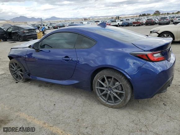 2022 Subaru BRZ Limited with VIN JF1ZDBE12N9703665, listed as a Copart auction lot 49009685 with 25,852 mi miles and Salvage Title. Bid and sale history available at carsss.com. Image 2.