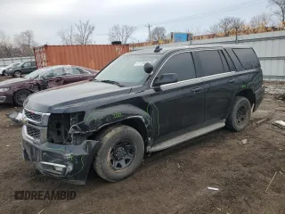 2015 Chevrolet Tahoe Commercial z VIN 1GNLC2EC8FR654730, wystawiony jako Copart lot #47123545 z przebiegiem 185 457 mil mil oraz Szkoda całkowita • Salvage title. Historia ofert i sprzedaży dostępna na DreamBid. Obrazek 1.
