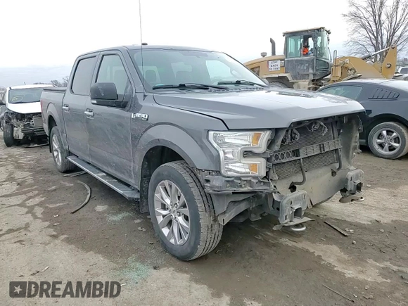 2017 Ford F-150 XL with VIN 1FTEW1EF4HFA35348, listed as a Copart auction lot 45012045 with 181,456 mi miles and Salvage Title. Bid and sale history available at carsss.com. Image 11.