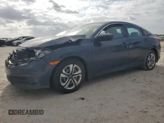 2017 Honda Civic LX z VIN 19XFC2F51HE024505, wystawiony jako Copart lot #50562275 z przebiegiem 50 452 mil mil oraz Szkoda całkowita • Salvage title. Historia ofert i sprzedaży dostępna na DreamBid. Obrazek 1.