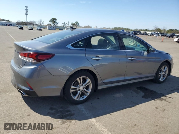 2019 Hyundai Sonata SEL with VIN 5NPE34AF2KH812512, listed as a Copart auction lot 53405175 with 35,722 mi miles and Salvage Title. Bid and sale history available at DreamBid. Image 3.