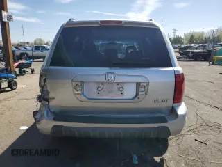 2005 Honda Pilot EX with VIN 5FNYF18445B052433, listed as a Copart auction lot 53130275 with 209,053 mi miles and Salvage Title. Bid and sale history available at carsss.com. Image 6.