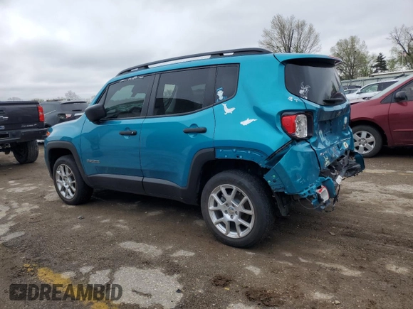 2021 Jeep Renegade Jeepster with VIN ZACNJDAB9MPM71295, listed as a Copart auction lot 51680175 with 30,034 mi miles and Salvage title. Bid and sale history available at DreamBid. Image 2.