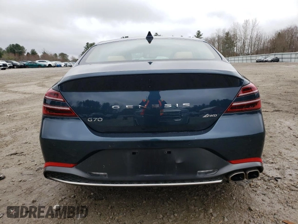 2022 Genesis G70 2.0T с VIN KMTG34TA3NU087864, выставлен на аукционе Copart как лот 51462885 с пробегом 20 213 миль миль и Списание • Salvage title. История ставок и продаж доступна на DreamBid. Изображение 6.
