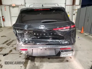 2022 Infiniti QX60 Sensory with VIN 5N1DL1GS6NC339921, listed as a Copart auction lot 83871054 with 23,570 mi miles and Salvage title. Bid and sale history available at DreamBid. Image 6.