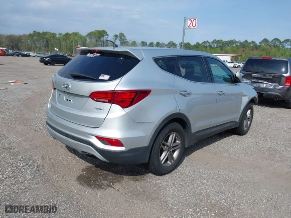 2018 Hyundai Santa Fe Sport 2.4L with VIN 5XYZT3LB2JG562023, listed as a IAAI auction lot 39788665 with NaN miles. Bid and sale history available at carsss.com. Image 4.