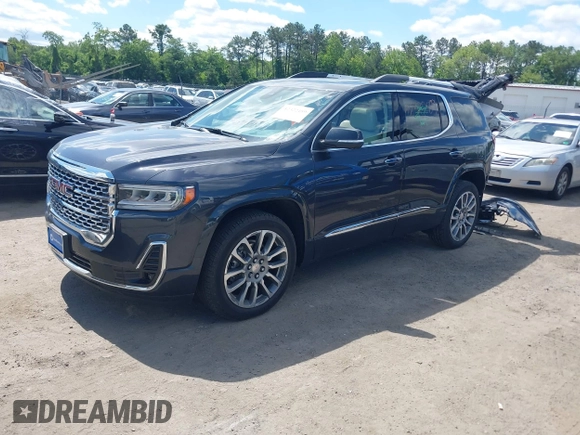 2022 GMC Acadia Denali with VIN 1GKKNXLS0NZ168843, listed as a IAAI auction lot 42322489 with 30,293 mi miles and . Bid and sale history available at DreamBid. Image 2.