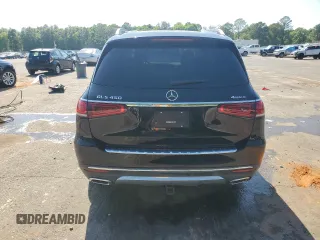 2020 Mercedes-Benz GLS with VIN 4JGFF5KE9LA176361, listed as a Copart auction lot 53380425 with 77,996 mi miles and Salvage Title. Bid and sale history available at carsss.com. Image 6.